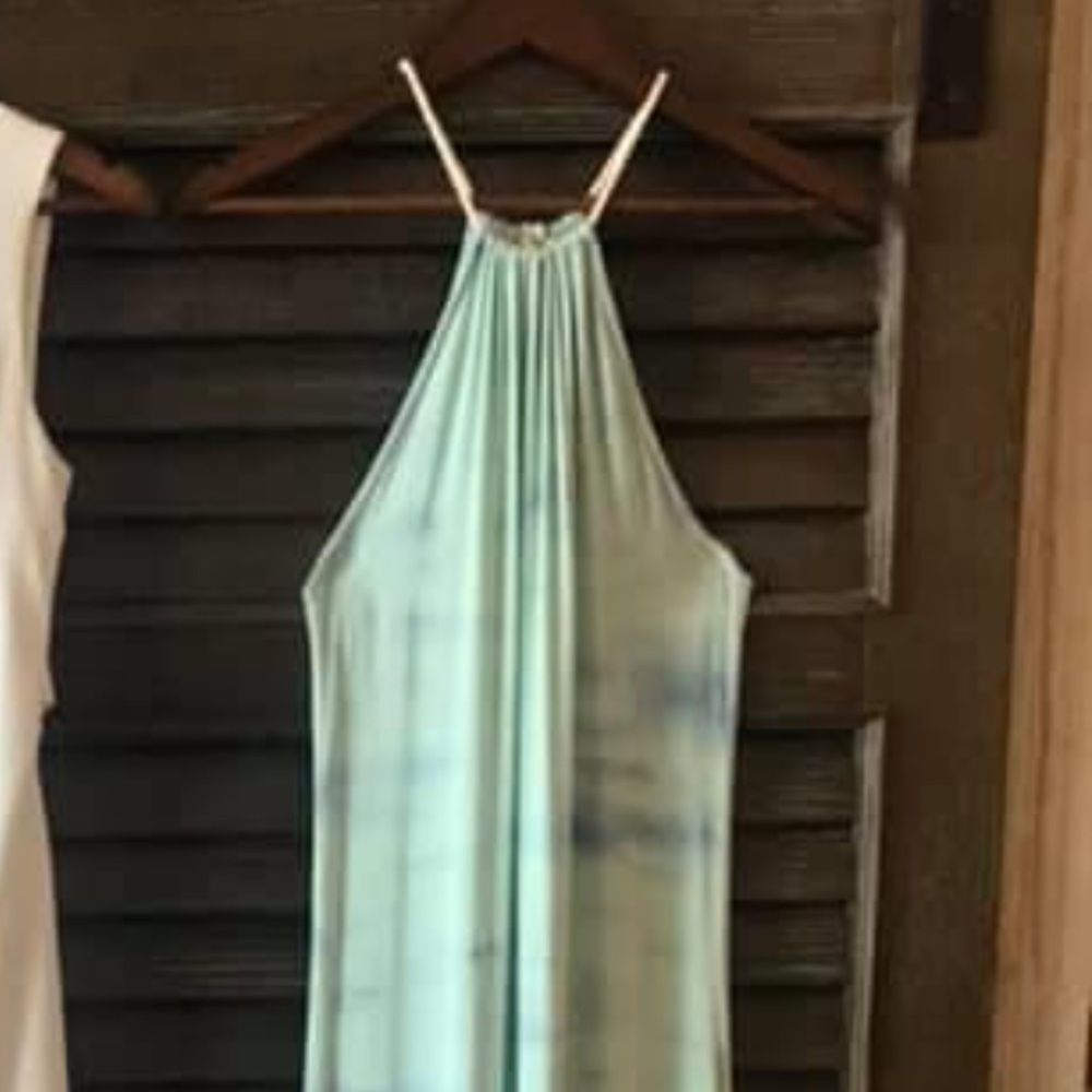 Maxi tie dye dress